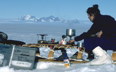 A person sitting on a boat.