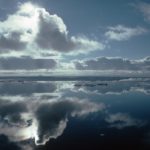 Cloud reflections and pack ice in the Weddell Sea